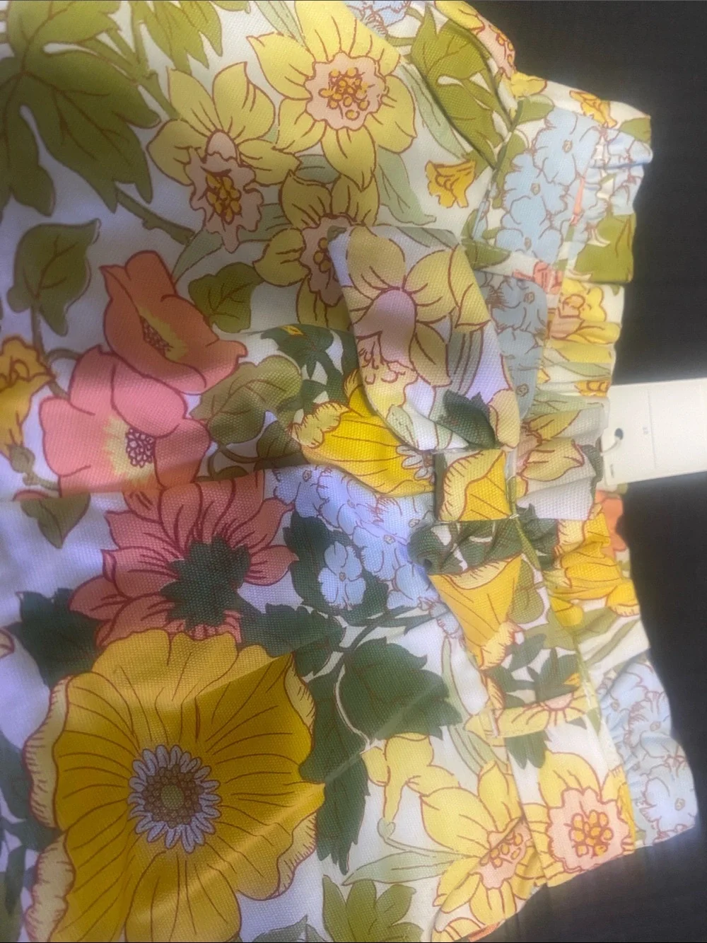Janie and Jack Floral Two-Piece Set - Yellow, Green, Blue